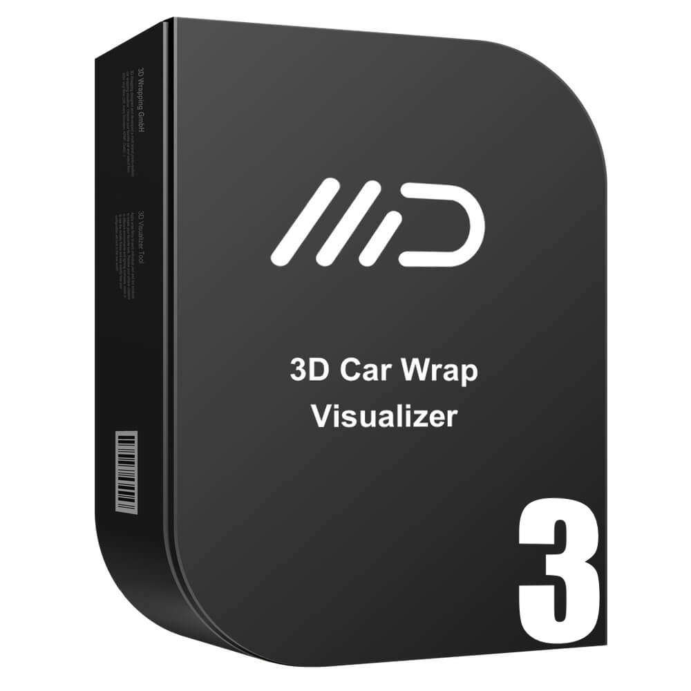 3D Car Wrap Visualizer Subscription 3 months Trial 3D Wrapping
